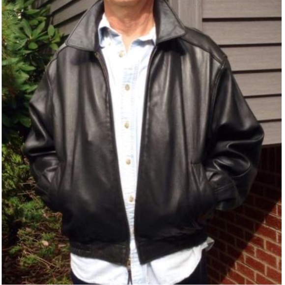 J Park Collection Men’s Lambskin Leather Coat Size L - Picture 4 of 17